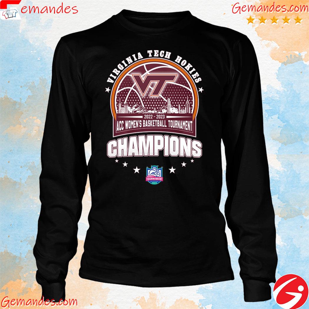 Virginia Tech Hokies 2022-2023 ACC Women's Basketball Tournament Champions longslevee