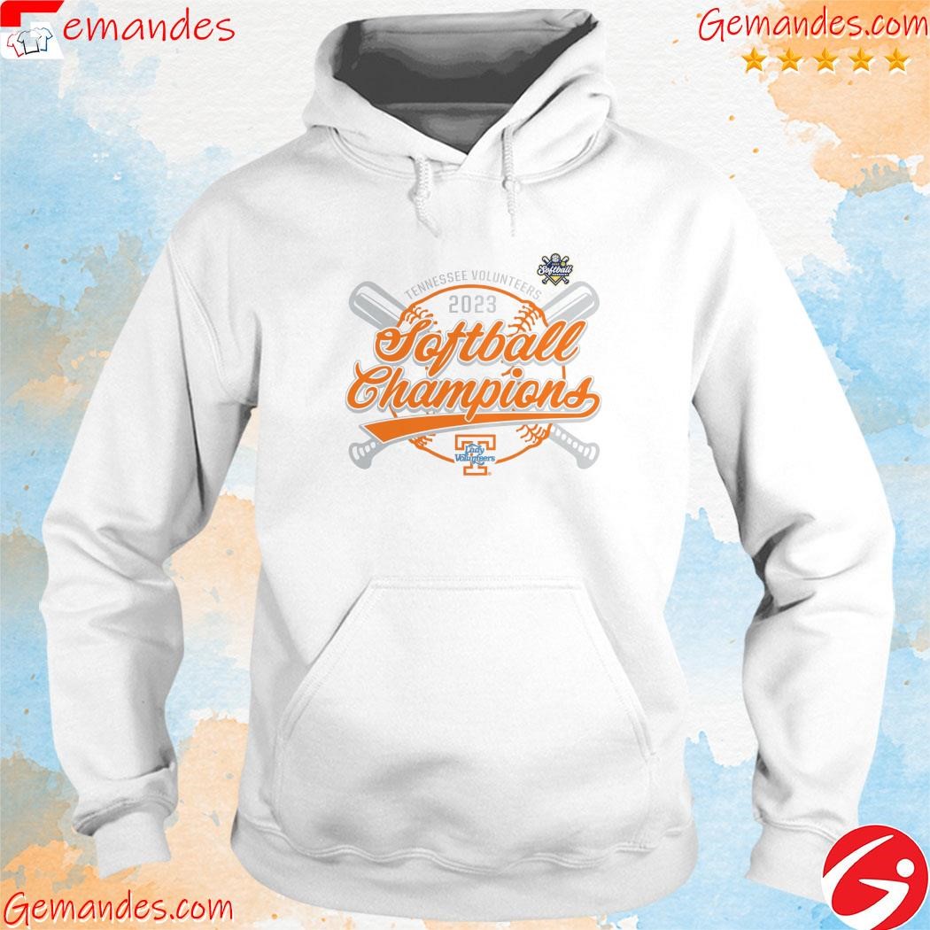 Branded white Tennessee lady vols 2023 sec softball conference tournament champions tee shirt hoodie.jpg