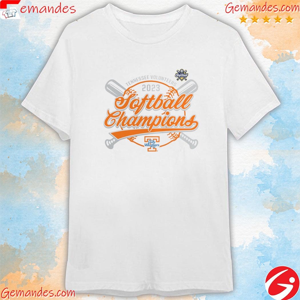 Branded white Tennessee lady vols 2023 sec softball conference tournament champions tee shirt