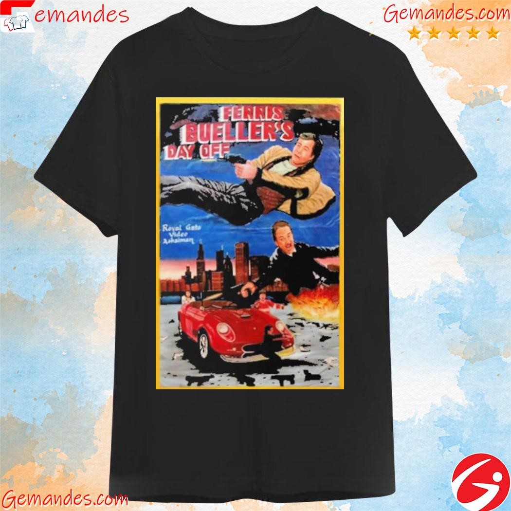 Official Ferris Bueller’s Day Off Royal Gato Video Ashaiman T-shirt