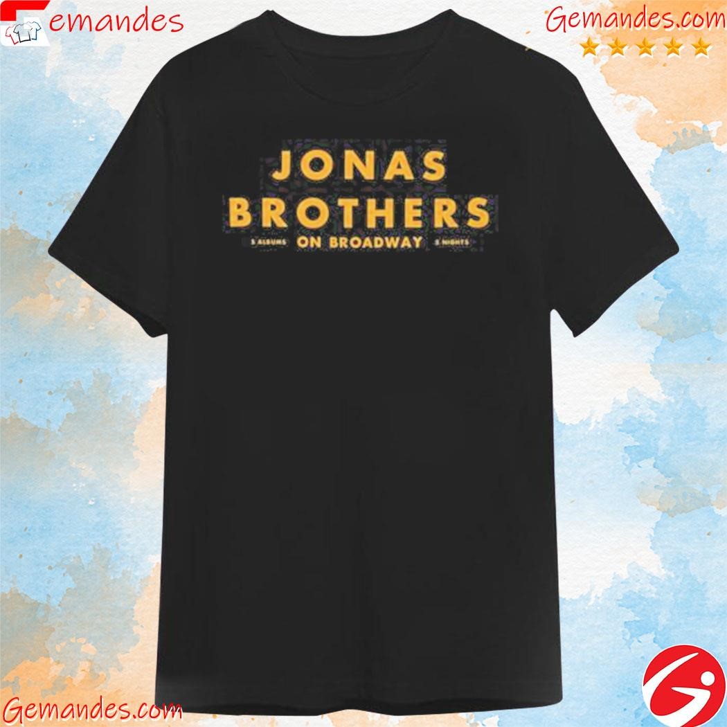 Official Jonas Brothers Merch Brothers On Broadway T-shirt