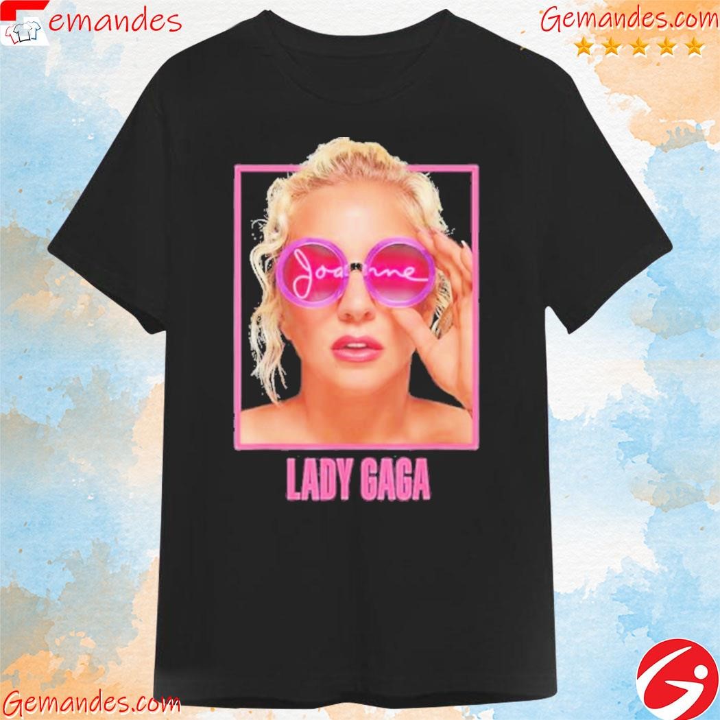 Official Lady Gaga shop joanne sunglasses photo T-shirt