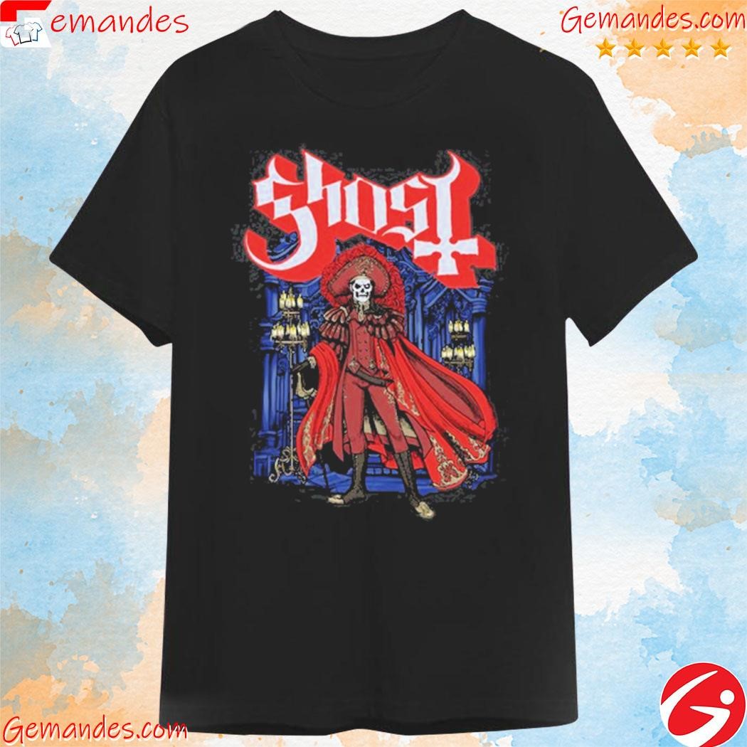Official Virgoghoulette ghost red death T-shirt
