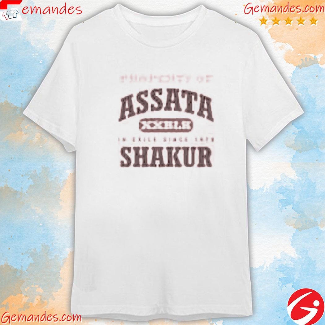 Original assata shakur in exile since 1979 tee shirt