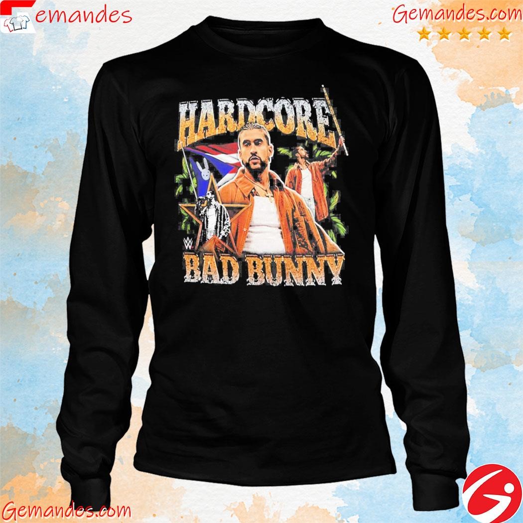 Original bad bunny hardcore tee shirt longslevee.jpg