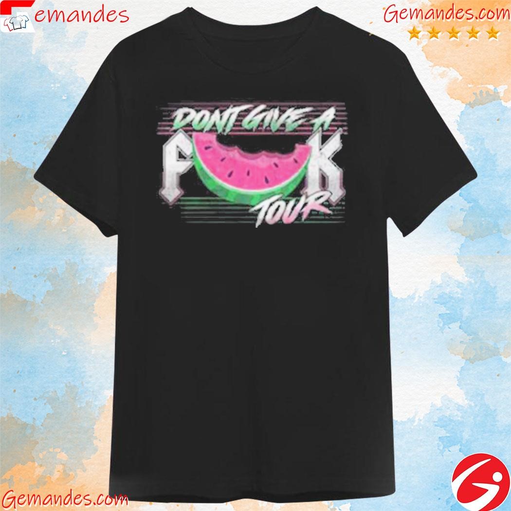 Original couch racer shop don't give a fxxk tour 2023 tee shirt