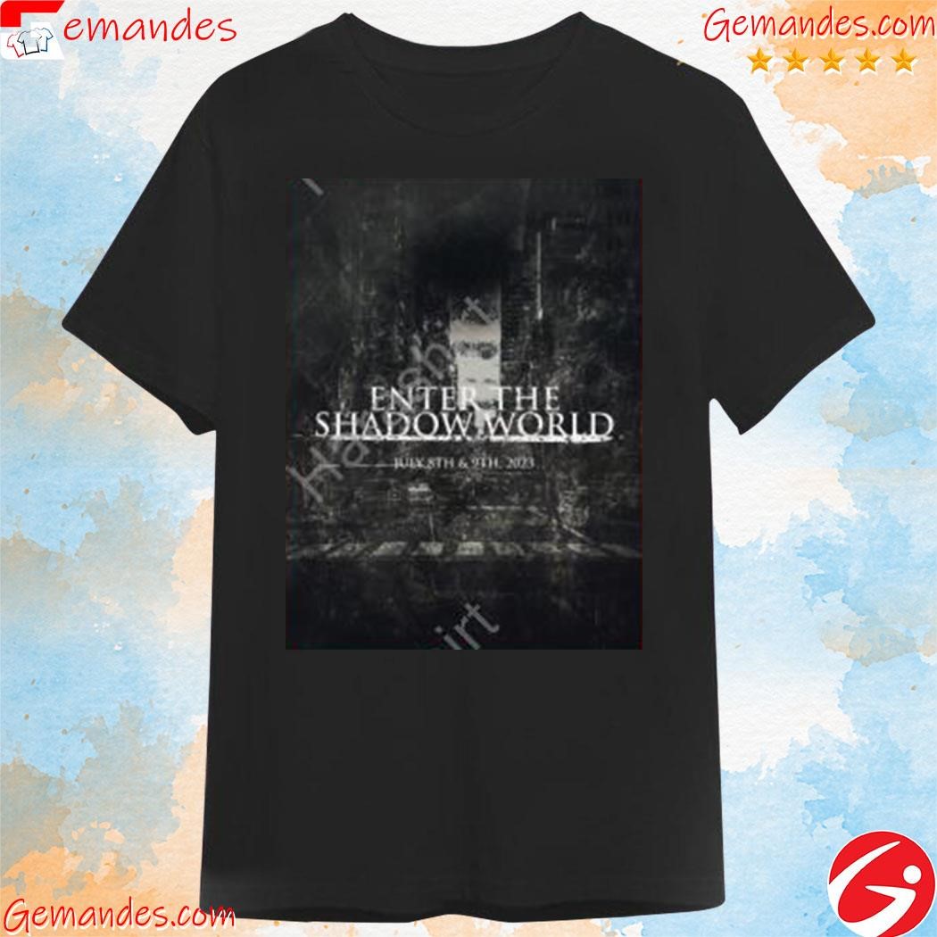 Original enter the shadow world tee shirt