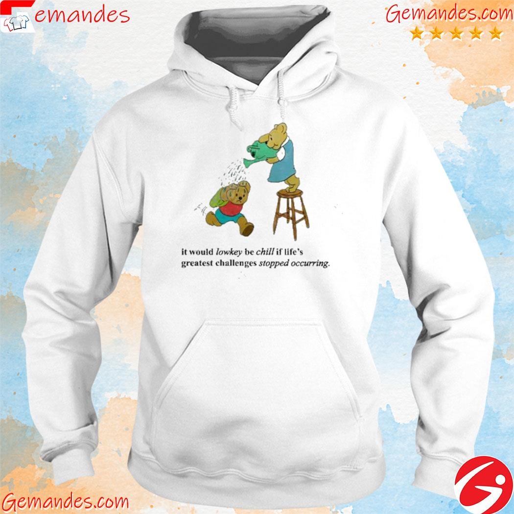 Original jmcgg it would lowkey be chill if life's greatest challenges stopped occurring tee shirt hoodie.jpg