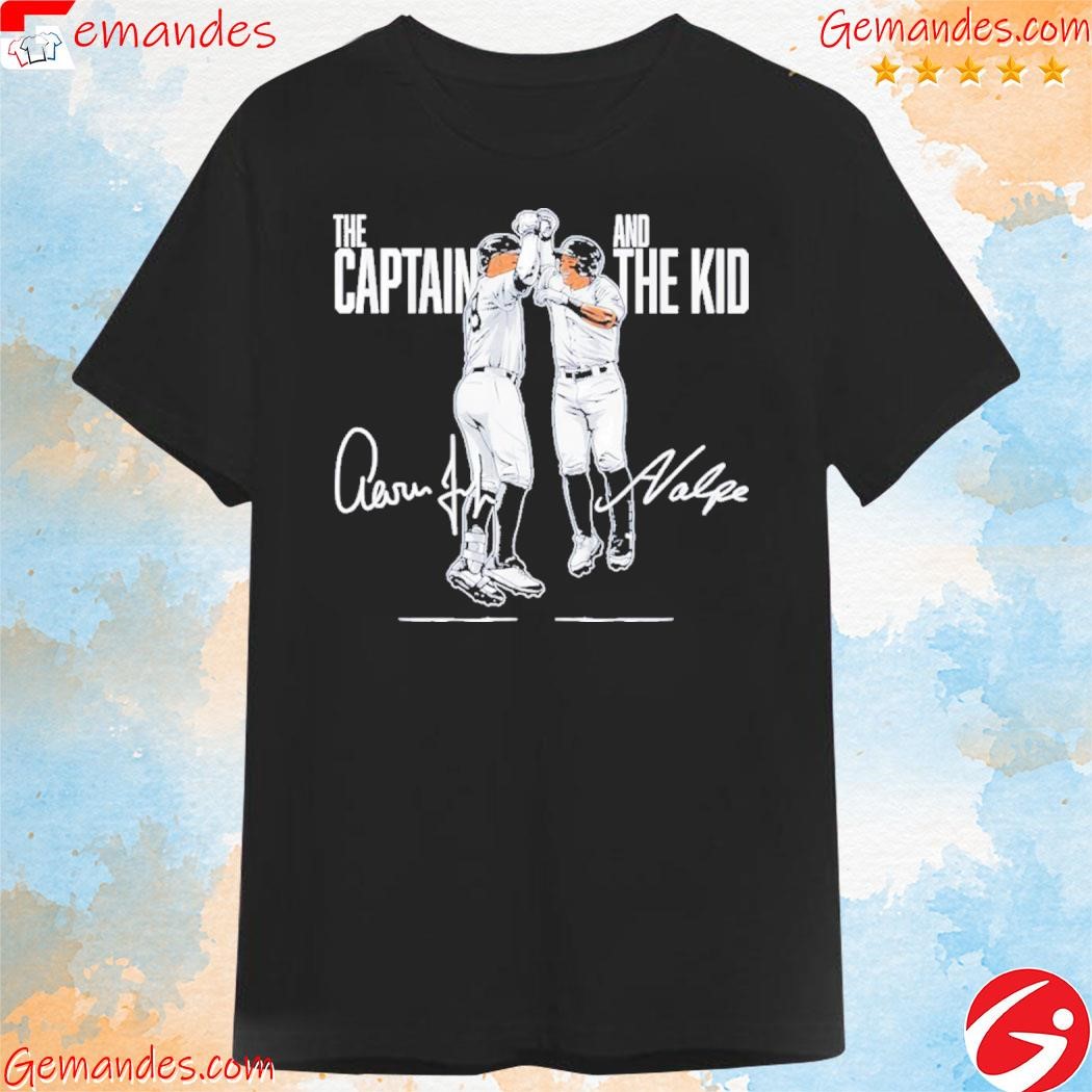 Signature and judge and volpe the captain and the kid tee shirt