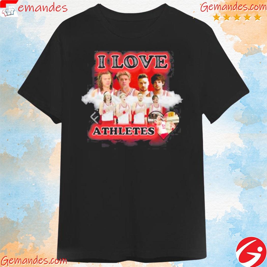 Official Sadstreet I love athletes one direction funny T-shirt