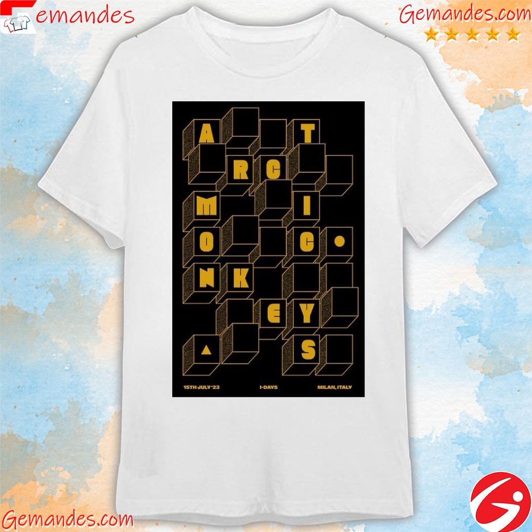 Arctic Monkeys July 15, 2023 I-Days Milan, Italy Poster shirt