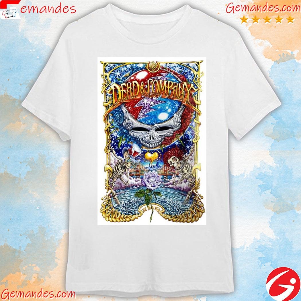 Jul 14, 15 & 16, 2023 Oracle Park. San Francisco, CA Dead & Company The Final Tour Poster shirt