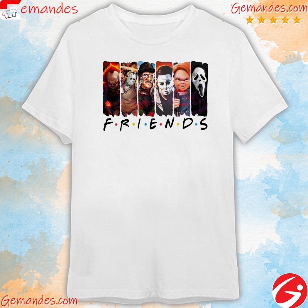 Official Halloween Friends Horror Characters Shirt
