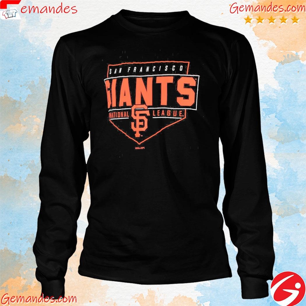 Official Youth San Francisco Giants Black Stolen Base Performance Shirt longslevee.jpg