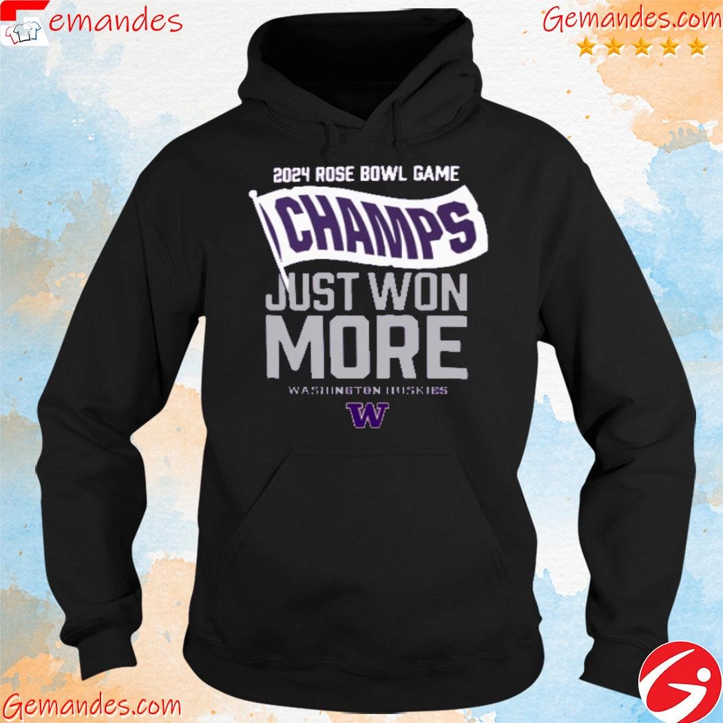 Official 2024 Rose Bowl Game Flag Champs Just Won More Washington Huskies T Shirt hoodie.jpg
