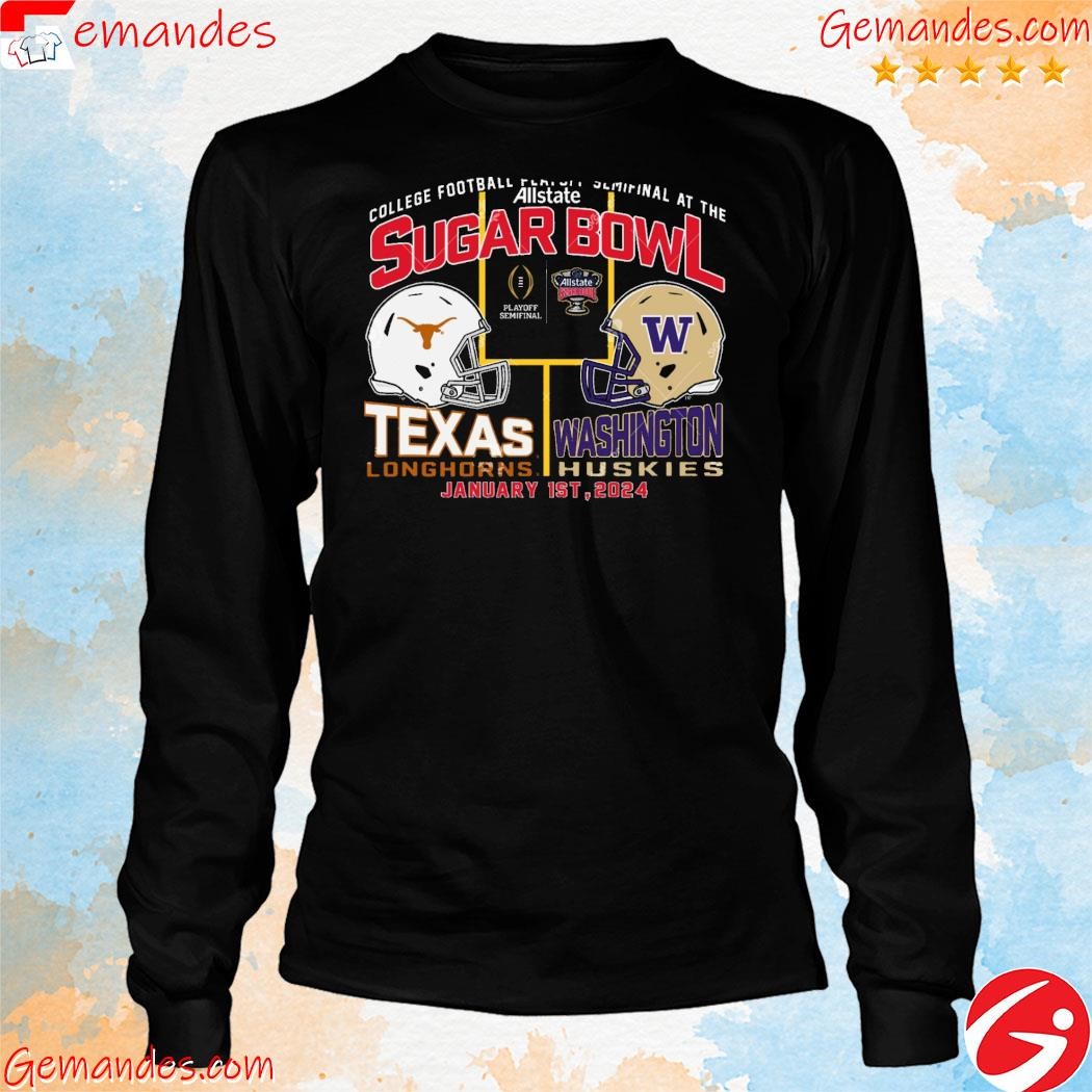 Official all State Sugar Bowl Texas Longhorns Washington Huskies 2023 - 2024 T Shirt longslevee.jpg