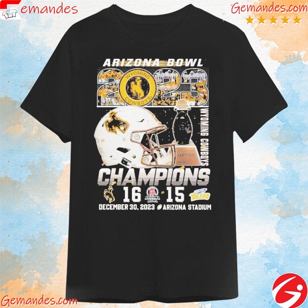 Official arizona Bowl 2023 Champions 16 15 December 30,2023 T Shirt